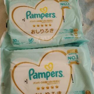 お渡し済みです。Pampersおしりふき60枚(˙˘˙̀ ✰おた...
