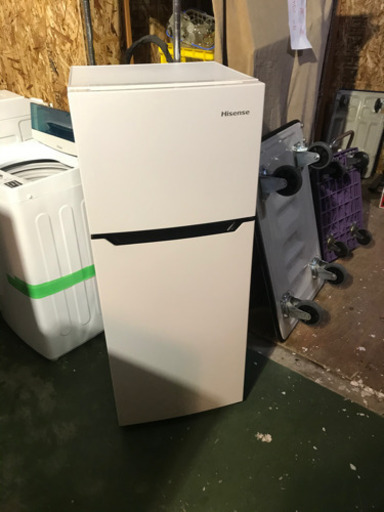 JH01507 Hisense 2ドア冷蔵庫　2017年製　HR-B1201