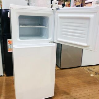 【管理IR012612-104】ハイアール 2017年 JR-N121A 121L 2ドア冷凍冷蔵庫の画像