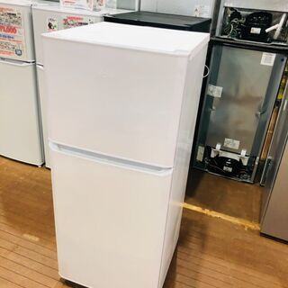 【管理IR012612-104】ハイアール 2017年 JR-N121A 121L 2ドア冷凍冷蔵庫の画像