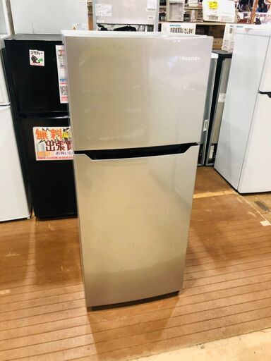 【管理IR012720-007】ハイセンス 2018年 HR-B12AS 120L 2ドア冷凍冷蔵庫