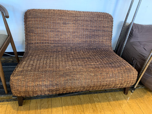 ACTUS 2人掛けソファ NEMO アバカ材 アジアン リゾートStyle アクタス ネモ 廃盤