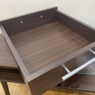 リビングテーブル　センターテーブル　収納 引き出し付き テレワーク①の画像