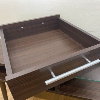 リビングテーブル　センターテーブル　収納 引き出し付き テレワーク②の画像