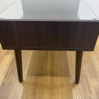 リビングテーブル　センターテーブル　収納 引き出し付き テレワーク②の画像