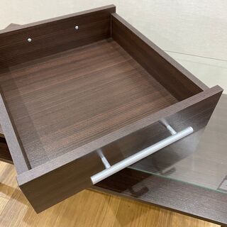 リビングテーブル　センターテーブル　収納 引き出し付き テレワーク③の画像