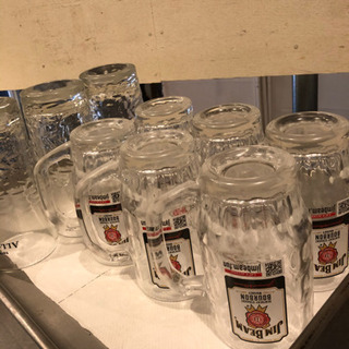 【あげます】ジョッキグラス6個と3個の画像