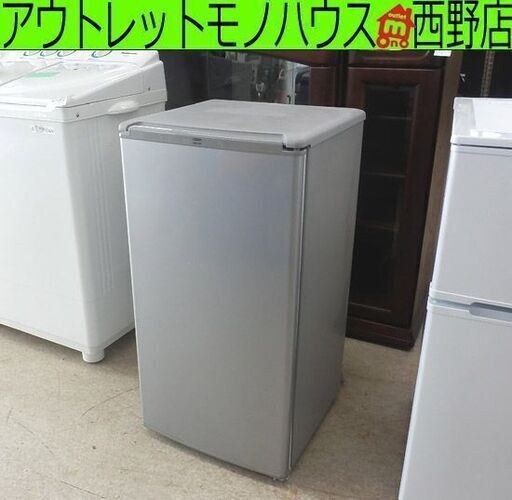 ▶冷蔵庫 75L 2017年製 1ドア アクア AQR-81E AQUA グレー コンパクト シルバー 75リットル ペイペイ対応 札幌市西区西野