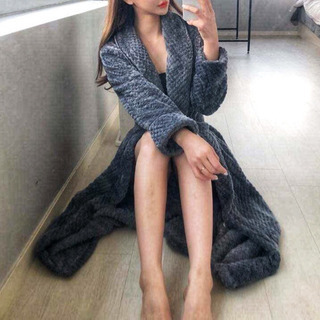 【新品】ふわふわワッフルショールガウン