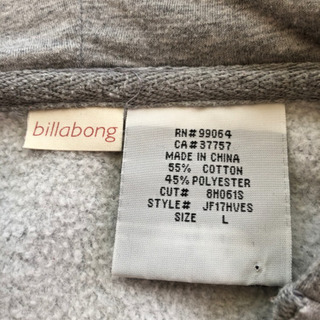 ビラボン　パーカー2枚　Billabongの画像