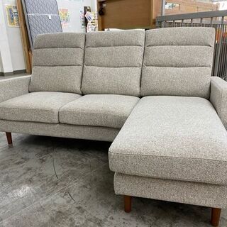 『商談中』【愛品館 江戸川店】EUCAS　カウチソファ　３Pソファ　ソファ　ID:156-008642-007　配送可　代引き配送可（代引きの場合は現金のみのお取り扱いになります）の画像