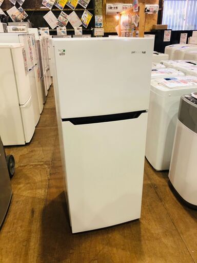 【管理IR012348-105】ハイセンス 2017年 HR-B12A 120L 2ドア冷凍冷蔵庫
