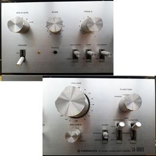 ジャンク パイオニア カセットデッキ FM/AMチューナー プリメイン