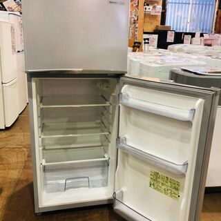 【管理IR012562-007】シャープ 2013年 SJ-H12W-S 118L 2ドア冷凍冷蔵庫の画像