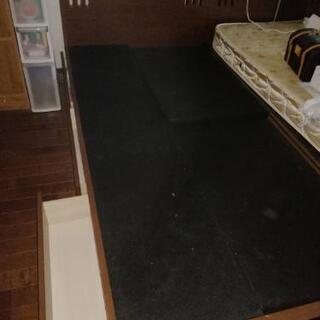 シングルベッド　マットレス付き