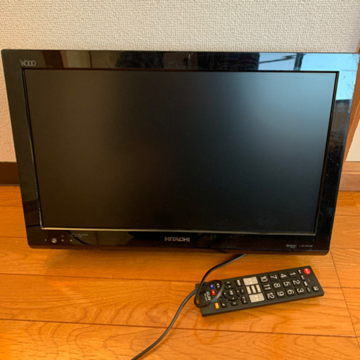19型 液晶テレビ L19-H07 Wooo 壁取り付け用の専用バーあり！