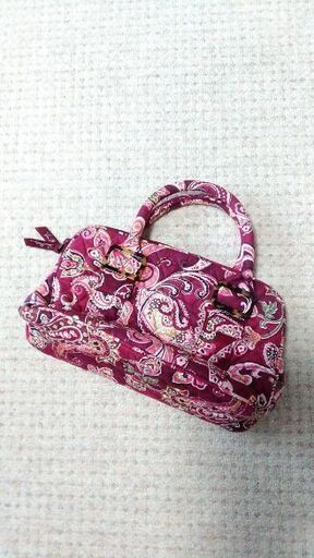 ★完売★再値下げ★☆新品☆　ボルドー×フラワー・バッグ（Vera Bradley）