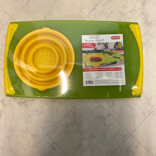 コストコ　ザル付きまな板