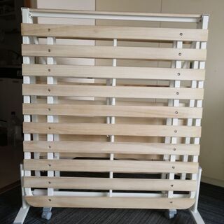 すのこ　折りたたみベッドの画像