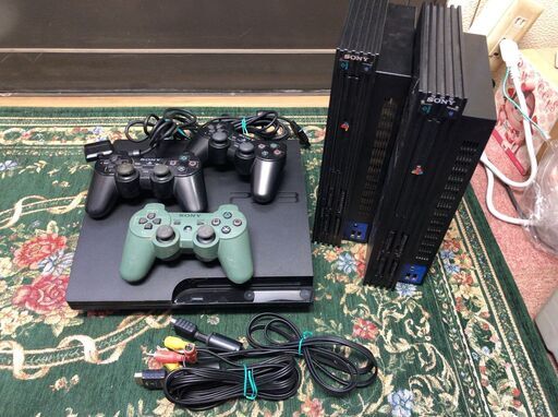 ★中古★SONY　PlayStation2　PlayStation3　コントローラー　ケーブル　ジャンク品