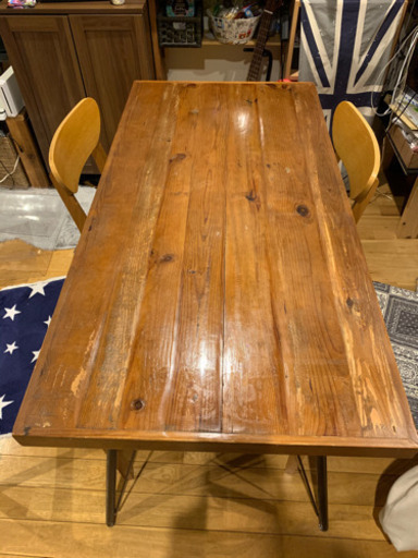 ⭐️ダイニングテーブル　アンティーク、木製、お洒落⭐️バリ家具。中古