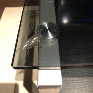 お洒落！ガラステーブルの画像