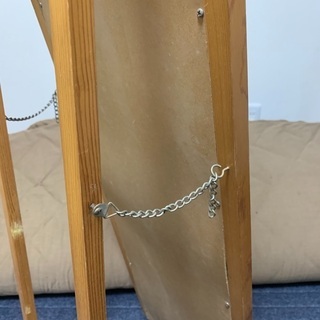 姿見　アンティーク　フレンチカントリー風　天然木の画像