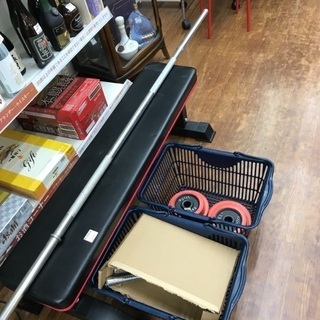 バーベルセット（ベンチ付き）