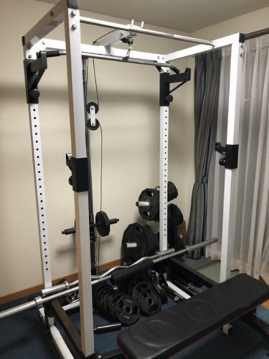 パワーラック　バーベル　プレート