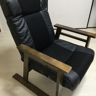 【無料！1/31引取り限定！】一人掛けソファ リクライニング機能の画像