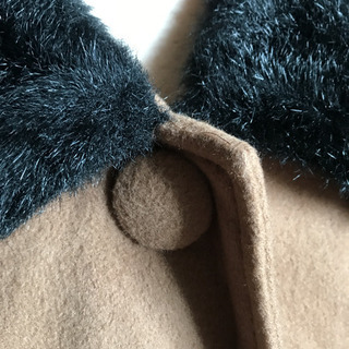 ファー付きＡラインコートの画像