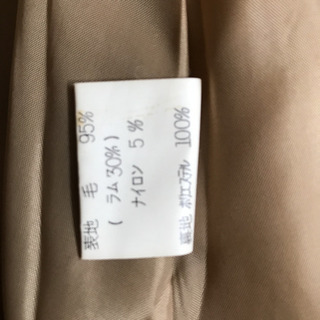 ファー付きＡラインコートの画像