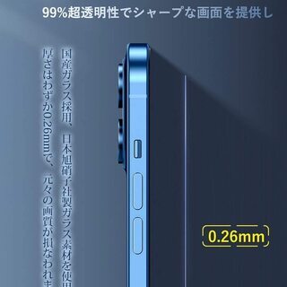 【新品・未使用】iPhone 12 Pro Max用ガラスフィルム（1枚）の画像