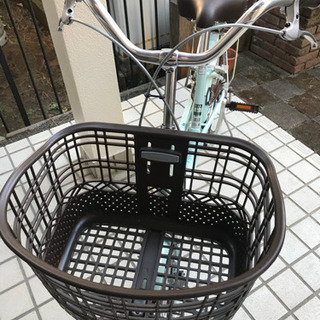 【BRIDGESTONE】ブリヂストン ミニサイクル 20型　後カゴ付の画像