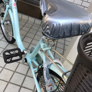 【BRIDGESTONE】ブリヂストン ミニサイクル 20型　後カゴ付の画像