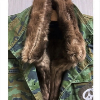 美品　LEONジローラモ監修　ジミーズチャーマー迷彩　スカル　ファージャンパーの画像
