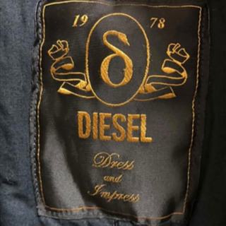 超美品　DIESEL ディーゼル　コットン　フーディコート　ファーフード付きの画像