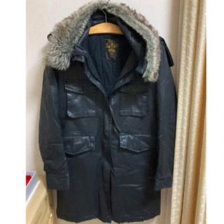 超美品　DIESEL ディーゼル　コットン　フーディコート　ファーフード付きの画像