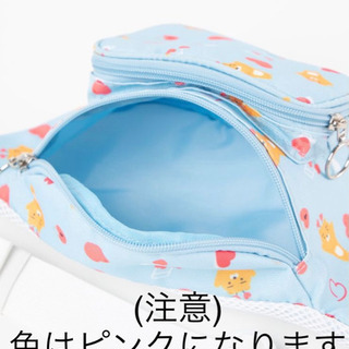 新品未使用　WEGO　総柄ウエストポーチ　【KAKAO FRIENDS】　ピンクの画像