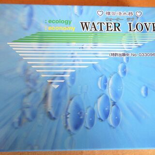 ☆ICHIKEN 複合活水器 シャワー浄水器 WATER LOVE◆毛穴からも良い水をの画像