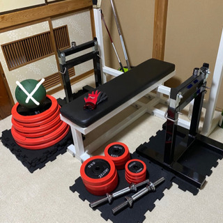 最終値下げ】ベンチプレス 140kgセット