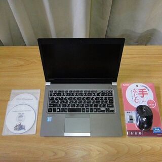 ご購入いただきました 美品 薄型軽量 高性能ノートPC ボディーはマグネシウム合金 Dynabook R63/D Core i5 メモリー8GB SSD 240GB M.2 SATA Windows 10 pro Microsoft Office 2019 pro搭載 WiFi Bluetooth Webカメラ搭載 ワイヤレスマウス付（新品）の画像