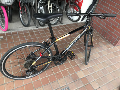 24インチ　キッズクロスバイク7speed　ブラック