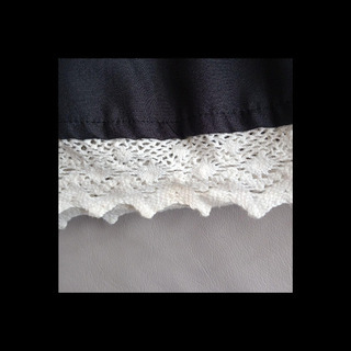 女児　１３０　フォーマル　ジャンパースカート　黒の画像