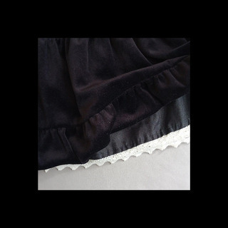 女児　１３０　フォーマル　ジャンパースカート　黒の画像