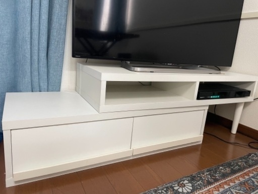 譲り先決定しました！ホワイトテレビ台