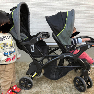 2人用ベビーカー 美品 取り外し可能 シット＆スタンドダブル