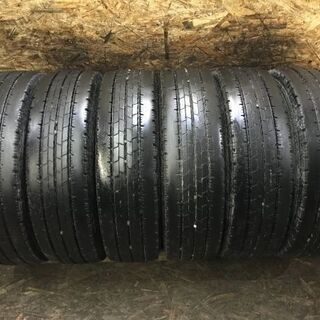 DUNLOP ENASAVE SPLT50 205/75R16 113/111N LT 16インチ トラックタイヤ 夏タイヤ 6本 2018年製 バリ溝 (TU95) クレジットカード QR決済可能