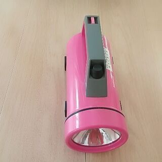 未使用ナショナルピンク懐中電灯