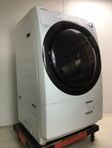 シャープ ドラム洗濯機 ES-S60-WL